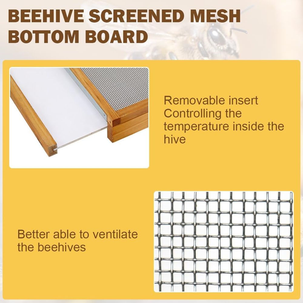 10-Frame Beehive Kit with Waxe - Beehive Frame Wax recension och pris