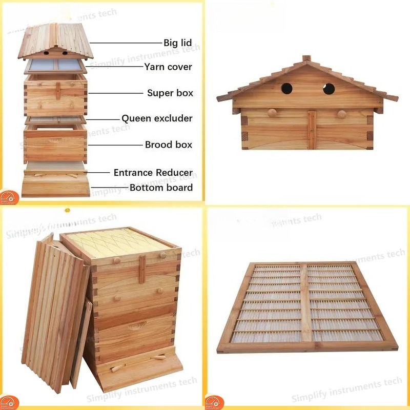 Automatic Self-Flowing Beehive - Beehive Frame Wax recension och pris